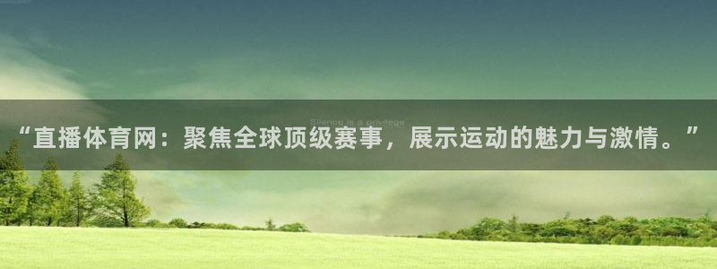 “直播体育网：聚焦全球顶级赛事，展示运动的魅力与激情。”
