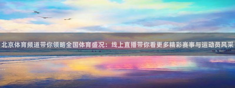 北京体育频道带你领略全国体育盛况：线上直播带你看更多精彩赛事与运动员风采